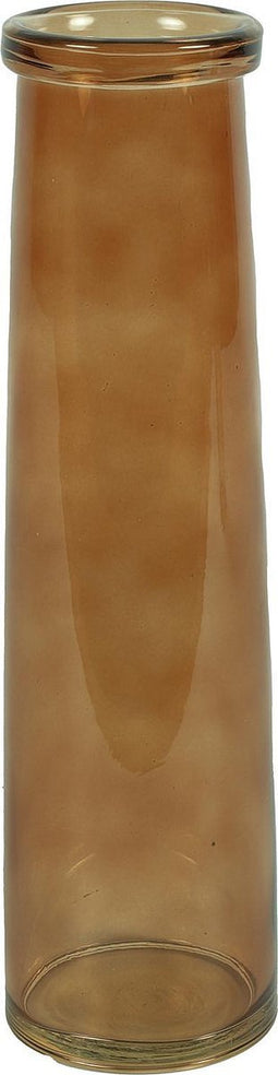 Non-branded Vaas Missy 10 X 36 Cm Glas Bruin