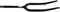 Non-branded Voorvork Vast 28 X 1 1/8 Inch Transport Matzwart