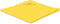 Non woven Microvezeldoek 40 x 38 cm geel 5 stuks