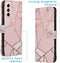iMoshion Hoesje Geschikt voor Samsung Galaxy S21 Plus Hoesje Met Pasjeshouder - iMoshion Design Softcase Bookcase - Meerkleurig / Pink Graphic
