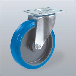 Meso - Zwenkwiel - 125mm - 180kg - Blauw