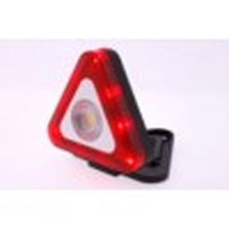 NOODLAMP 3W COB + 9 SMD LED ROOD/ WIT MET MAGNEET EN HAAK 3AAA (INCL)