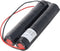 Noodlicht batterij NiCd 7.2V 1800mAh 2x L1x3 Sub-C met 200mm kabel