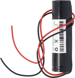 Noodlichtbatterij NiCd 2.4V 1800mAh L1x2 Sub-C met 200mm kabel aan één zijde geschikt voor 2.4 V batterij