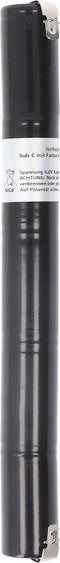 Noodverlichting accu NiCd 6.0V 1800mAh L1x5 Sub-C met Faston aansluiting passend voor Zumtobel 04821260