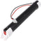 Noodverlichting batterij NiCd 4.8V 4500mAh L1x4 Mono D met kabel en stekker vervangt Saft Ref.802106