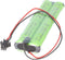 Noodverlichting batterij NiMH 4.8V 1500mAh L2x2 met kabel en stekker vervangt ELUBAT 137 875/137875