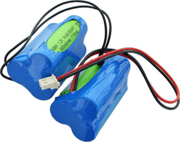 Noodverlichting batterij NiMH 7.2V 1800mAh D1x3x2 Mignon AA met kabel en stekker vervangt Beghelli 415393001