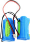 Noodverlichting batterij NiMH 7.2V 1800mAh D1x3x2 Mignon AA met kabel en stekker vervangt Beghelli 415393001