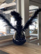 Vase The World Black Cheetah Tasman - Vaas - Ø32 x H33 cm - Grijs/Cheetah