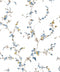 Noordwand - Behang - Blooming - Garden - 6 - Floral - Strands - wit - en - blauw