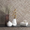 Noordwand Behang Botanica Rattan Wickerwork bruin en beige