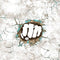 Noordwand Behang Friends & Coffee Concrete Boxing Fist grijs en wit