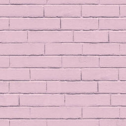 Noordwand - Good - Vibes - Behang - Brick - Wall - roze