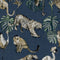 Noordwand - Zero - Behang - Exotic - Animals - blauw