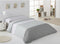 Noorse hoes Alexandra House Living Parelgrijs 240 x 220 cm