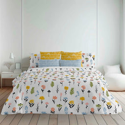 Noorse hoes Decolores Arona Multicolour 175 Draden 140 x 200 cm
