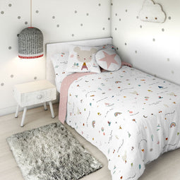 Noorse hoes Haciendo el Indio Susanita Omkeerbaar (Bed van 105) (180 x 220 cm)