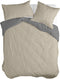 Noorse hoes HappyFriday Basic Oxford Beige 180 x 220 cm