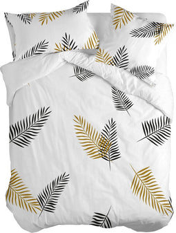 Noorse hoes HappyFriday Blanc Foliage Multicolour 240 x 220 cm