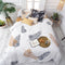Noorse hoes HappyFriday Blanc Foliage Multicolour 240 x 220 cm