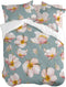 Noorse hoes HappyFriday Spring Blossom Multicolour 200 x 200 cm