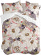 Noorse hoes HappyFriday White Peonies Multicolour 155 x 220 cm