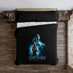 Noorse hoes Harry Potter vs Voldemort Multicolour 220 x 220 cm Bed van 135/140