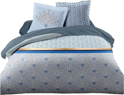Noorse hoes HOME LINGE PASSION Wit Blauw 240 x 260 cm