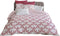 Noorse hoes HOME LINGE PASSION Wit Bordeaux 220 x 240 cm