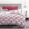 Noorse hoes HOME LINGE PASSION Wit Bordeaux 220 x 240 cm