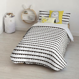 Noorse hoes Kids&Cotton Guildo Zwart 155 x 220 cm