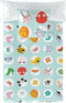 Noorse hoes Lemon Ribbon Points Omkeerbaar (150 x 220 cm) (Bed van 80/90)
