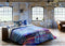 Noorse hoes Lois NIGHT P. Blauw 144 Draden 240 x 230 cm