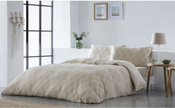 Noorse hoes Naturals ELBA Beige Bed van 150 (240 x 220 cm)