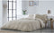 Noorse hoes Naturals ELBA Beige Bed van 150 (240 x 220 cm)