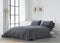 Noorse hoes Naturals ELBA Donker grijs Bed van 150 (240 x 220 cm)