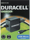 Duracell DMAC10-EU - Oplader 2.4A voor Smartphone/Tablet - USB adapter met kabel - Zwart