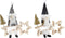 Kerstster DKD Home Decor Polyester MDF Ster (2 Stuks) (18 x 6 x 19 cm)