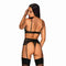 Ondergoed Set Obsessive Basitta Zwart S/M