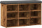 vidaXL - Schoenenbank - 82x32x50 - cm - bewerkt - hout - oud - houtkleurig
