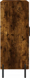 vidaXL - Dressoir - 69,5x34x90 - cm - bewerkt - hout - gerookt - eikenkleurig