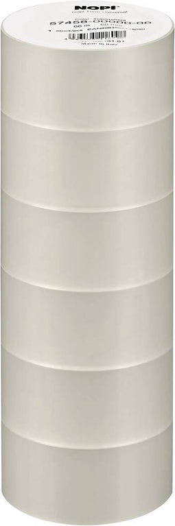 Nopi UNIVERSAL 57458-00000-00 Pakband Transparant (l x b) 66 m x 50 mm 6 stuk(s)
