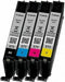 Canon CLI-571 - Inktcartridge - Originele inkt voor PIXMA - Cyaan Magenta Geel Zwart