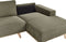 NORA - Hoekbank - Groen - Linkszijdig - Polyester