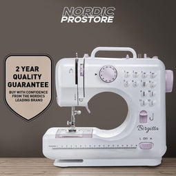 Nordic ProStore - Naaimachines standaard - Lichtgewicht draagbare naaimachine - 12 ingebouwde steken