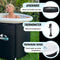 NØRDICE® - IJsbad XXL - Dompelbad - Complete IJsbad Starterpack - Zitbad Set - Ice Bath Inclusief Thermometer