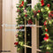 Nordlandia Guirlande Met verlichting - Kerstversiering - 500CM - Kerstslinger - Kerstdecoratie - 100 LED - Groen - Netstroom