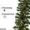 Nordlandia Guirlande Met verlichting - Timer - Kerstversiering - 500CM - Kerstslinger - Kerstdecoratie - 100 LED - Batterij