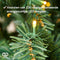 Nordlandia Kunstkerstboom Met LED Verlichting - 240 cm - Realistische Kunststof Kerstboom - Metalen Standaard - Groen